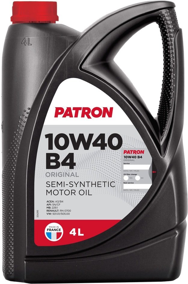 

Моторное масло Patron 10W-40 B4 4л