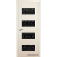 Межкомнатная дверь ProfilDoors 46U L 70x200 (магнолия сатинат/мателюкс дождь черный)