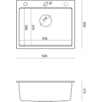 Кухонная мойка Quadron HCQK5052BIK