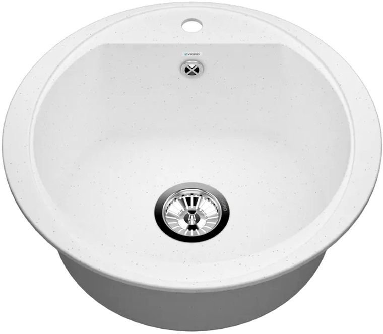 

Кухонная мойка Vigro Vigronit VG105 (белый)