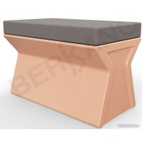 Скамейка Berkano X-seat Line 230_018_27 (терракотовый/графитовый)