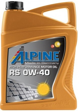 Моторное масло Alpine RS 0W-40 4л