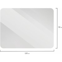 Коврик защитный Brabix 90x120 см 608711 (глянец)