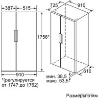 Холодильник side by side Siemens KA92NLB35R
