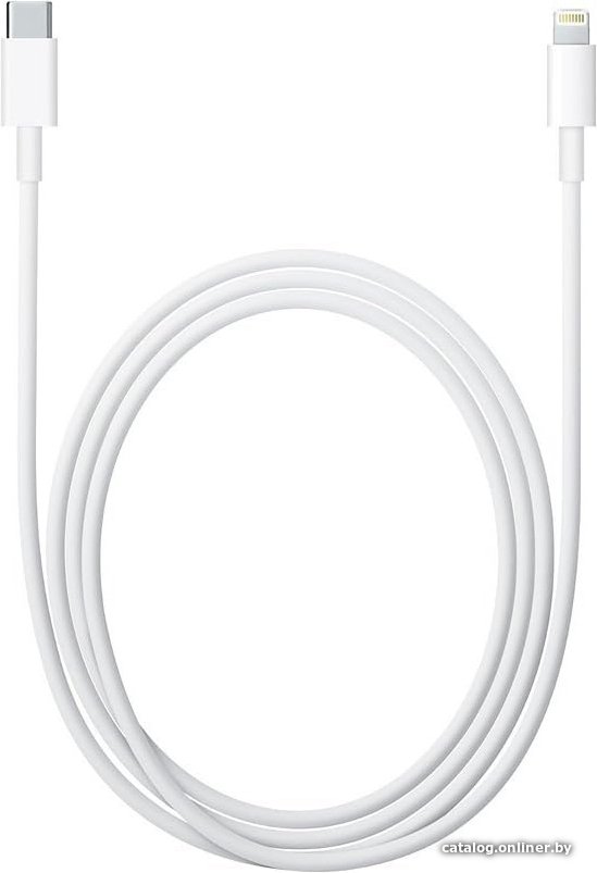 Кабель Apple USB 2.0 Type-C - Lightning (1 м, белый)