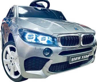 Электромобиль Electric Toys BMW X6 LUX 4x4 (серый автокраска)