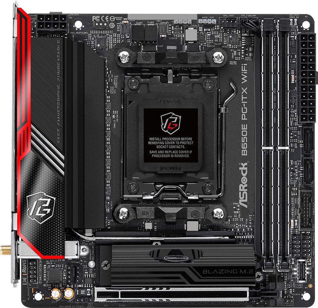 

Материнская плата ASRock B650E PG-ITX WiFi