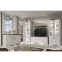 Шкаф-витрина Anrex Toscana 1V1D1S (персидский жемчуг/каньон) в Бресте