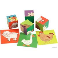 Кубики Айрис-Пресс Умные кубики в поддончике. Домашние животные 9785811280681