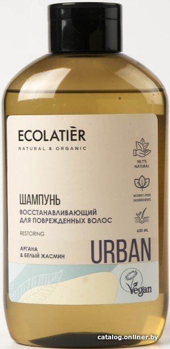 Шампунь Ecolatier Urban Восстанавливающий для поврежденных волос 600 мл