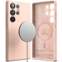 Чехол для телефона Ringke Silicone Magnetic для Galaxy S25 Ultra Pink Sand