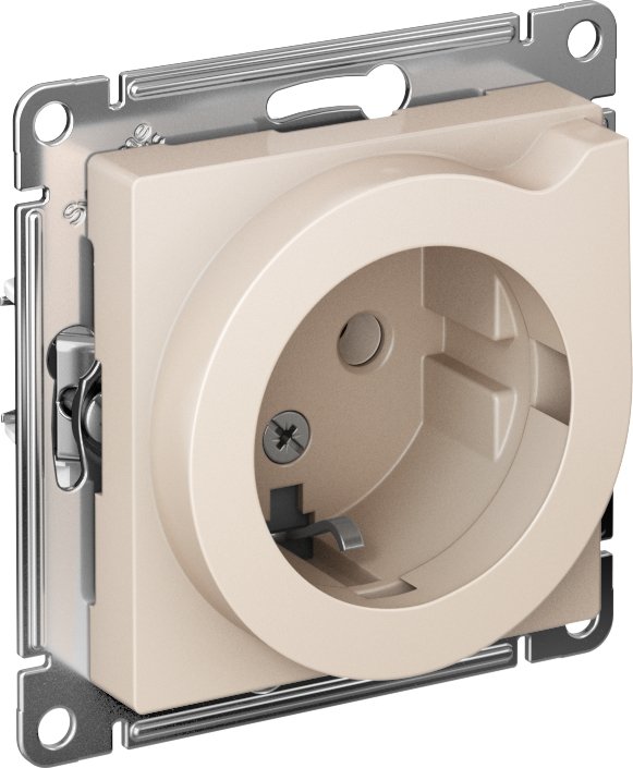 

Розетка Systeme Electric AtlasDesign ATN000247 (бежевый)