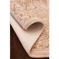 Ковер для жилой комнаты Karven Nostalji 120х180 KV 033 (хлопок/вискоза, светло бежевый)