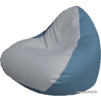 Кресло-мешок Flagman Relax P2.3-54 (белый, голубой)