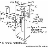 Электрический духовой шкаф Bosch Serie 6 HBJ558YW3Q