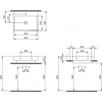 Умывальник Berges Wasserhaus Strati 60х48.5 182006 в Мозыре