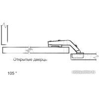 Мебельная петля GTV fs00146