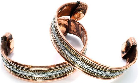 

Браслет Magnetic Медный, лечебный Цветной орнамент 1.5 см