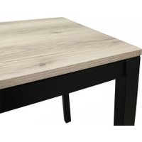 Кухонный стол Древпром М169 Симпл 2 ДП1-03-16 110x68 (делано/черный)