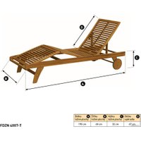 Шезлонг Fieldmann FDZN 4007-T