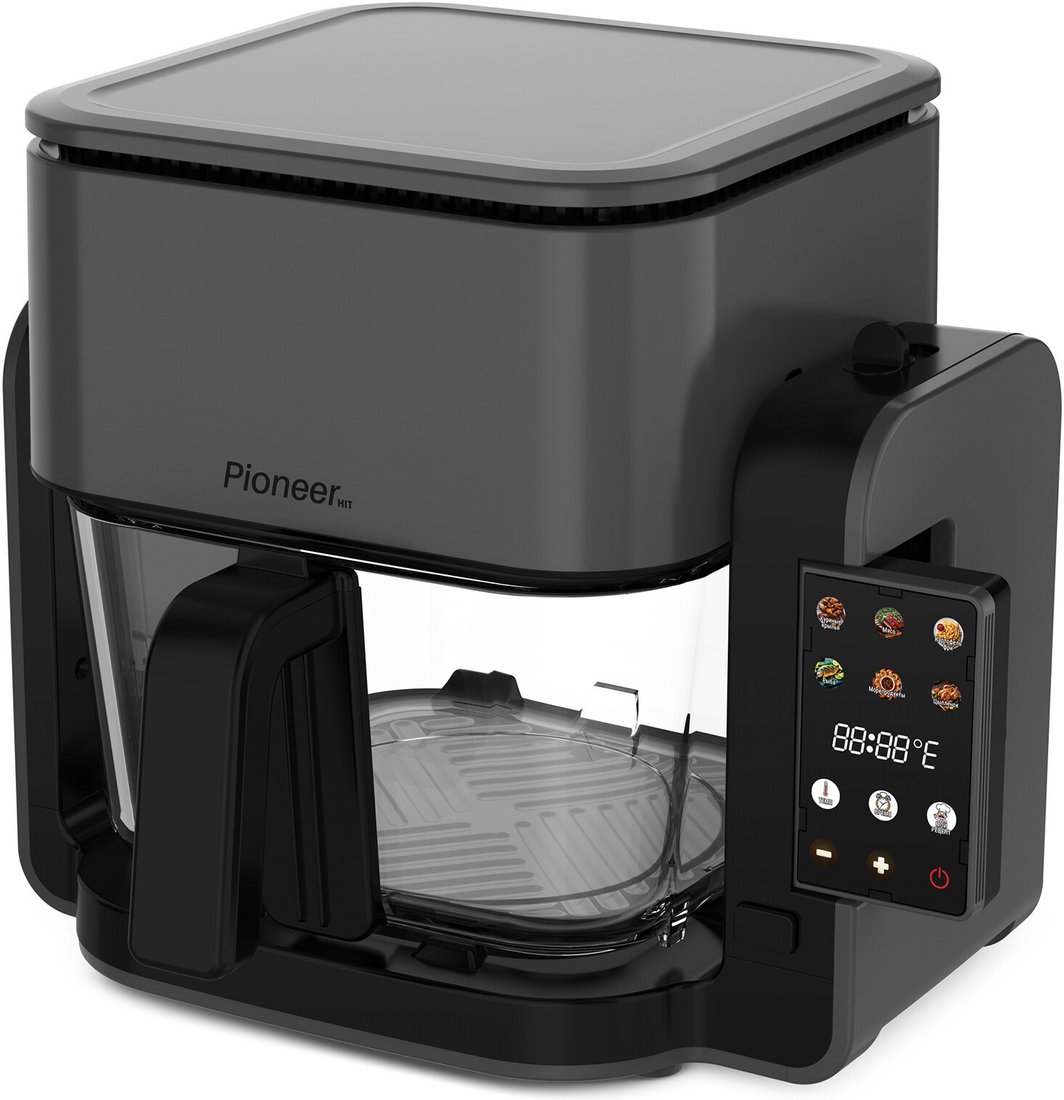 Аэрогриль (аэрофритюрница) Pioneer SM555D (серый)