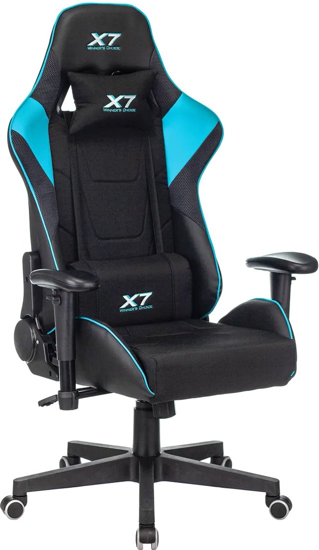 

Игровое (геймерское) кресло A4Tech X7 GG-1100 (черный/бирюзовый)