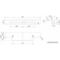 Ручка мебельная Boyard Ray RT109W.1/000/600