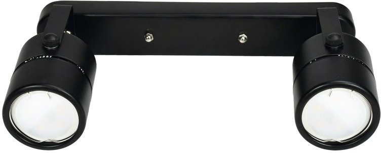 

Спот Fametto DLC-S612 GU10x2 Black UL-00009422