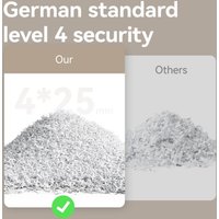 Шредер Deli E9952 (серый)