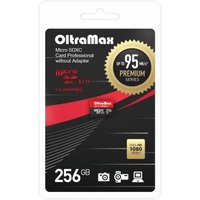 Карта памяти OltraMax Premium Series microSDXC 256GB OM256GCSDXC10UHS-1-PRU3 W