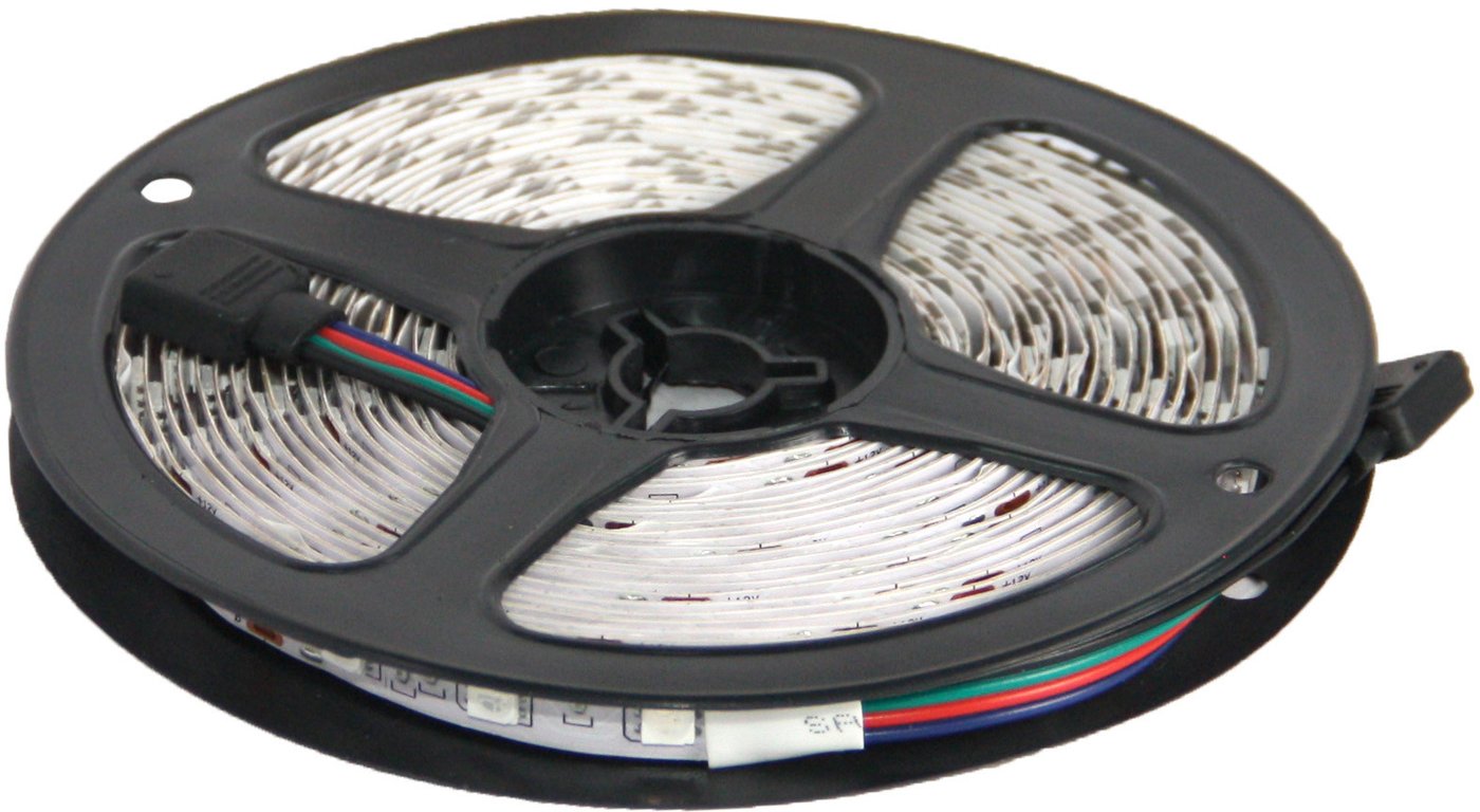 

Светодиодная лента AKS RGB влагостойкая - 10W/m, 12V, 10мм, 5050, 60 д/м, IP65, цветная - 5м,