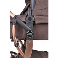 Универсальная коляска Aimile Original New (2 в 1, шоколадный, золотистая рама)