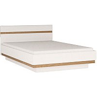 Кровать Anrex Linate 160/Typ 92 (белый/сонома трюфель) в Гомеле