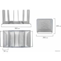 Лоток для бумаг BRAUBERG Germanium 237969 (серебристый)