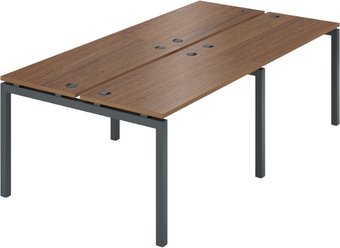 Офисный стол Программа Техно Арго АМБ-002-4 (орех)