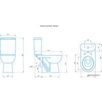 Унитаз напольный Kirovit Элеганс