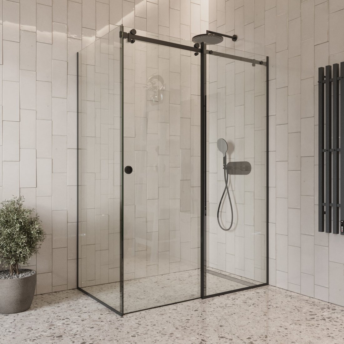 

Душевой уголок Benetto BEN_501_BL_C 195x120x90