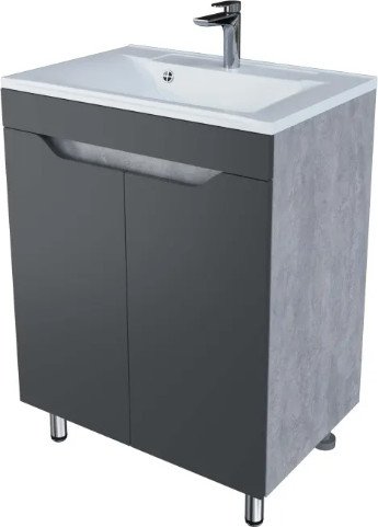 

Axus Тумба под умывальник Фламини 65 (цемент)