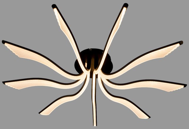 

Припотолочная люстра Aitin Pro N9353/9L (черный)