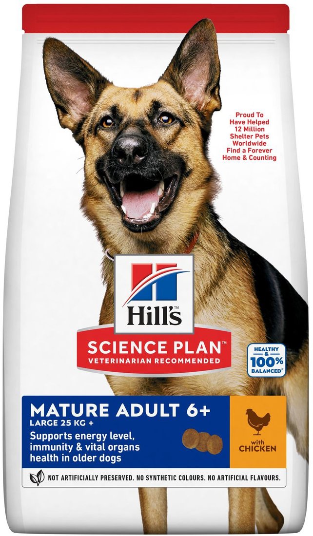 

Сухой корм для собак Hill's Science Mature Adult 6+ с курицей 14 кг