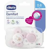 Набор пустышек Chicco PhysioForma Comfort Зайчик Снежок 00074931110000.2 (2 шт)