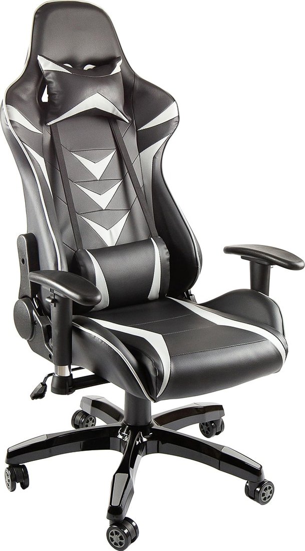 

Игровое (геймерское) кресло Calviano Mustang (черный/белый)