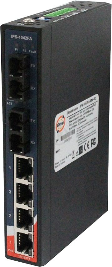 

Неуправляемый коммутатор ORing IPS-1042FA-SS-SC