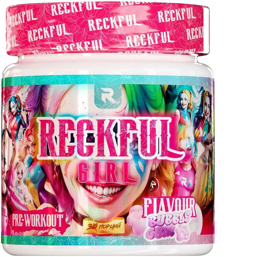 

Предтренировочный комплекс Reckful Girl Pre-Workout (195 г)