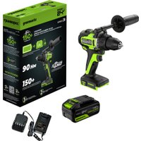 Дрель-шуруповерт Greenworks GD24DD90 3707507CUB (с 1-им АКБ)