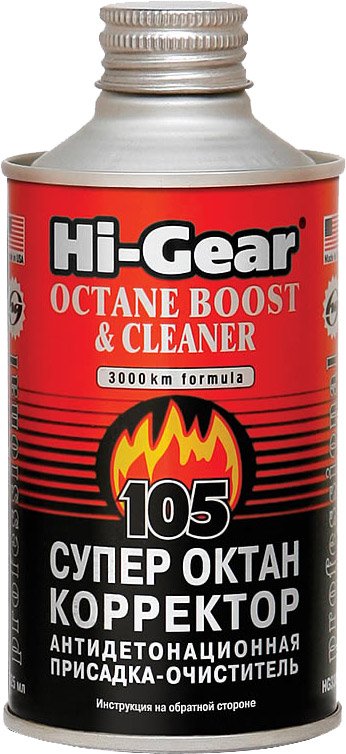 

Присадка в топливо Hi-Gear Octane Boost & Cleaner 325 мл (HG3306)