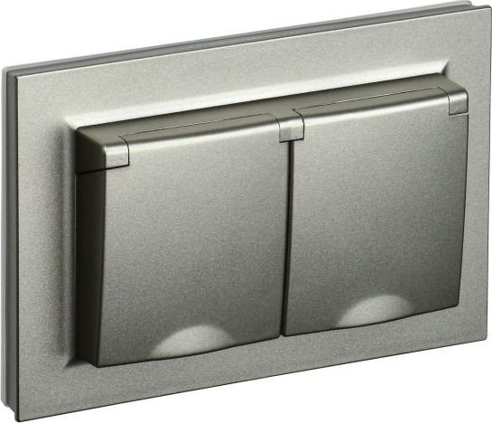 Розетка IEK Brite BR-R26-16-44-K37-F