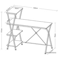Стол Brabix Loft CD-004 (дуб антик)