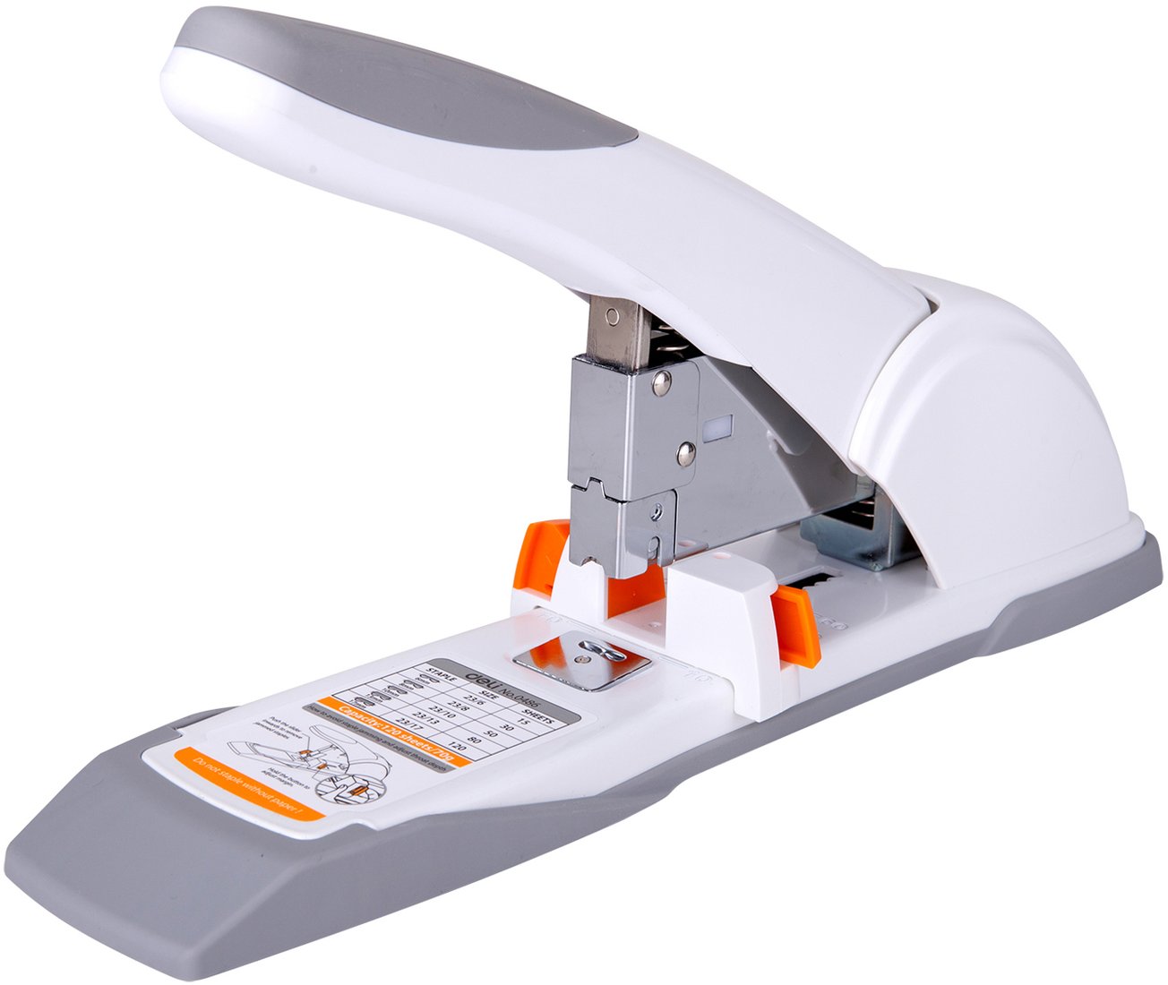 

Настольный степлер Deli Pro E0486 (серый/белый)