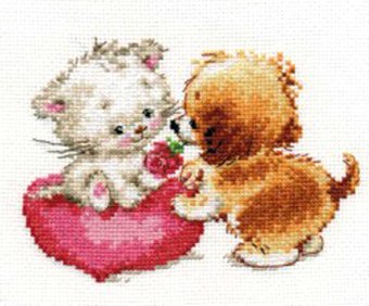 Набор для вышивания Алиса Ты мне нравишься 0-099